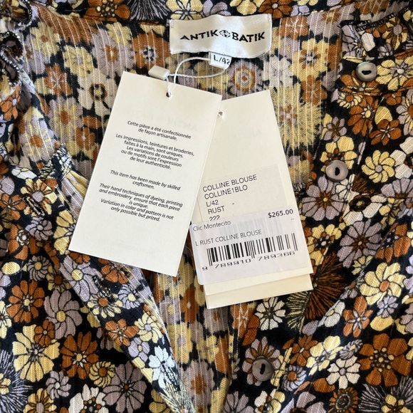 Antik Batik women’s blouse size XL - Picture 3 of 3